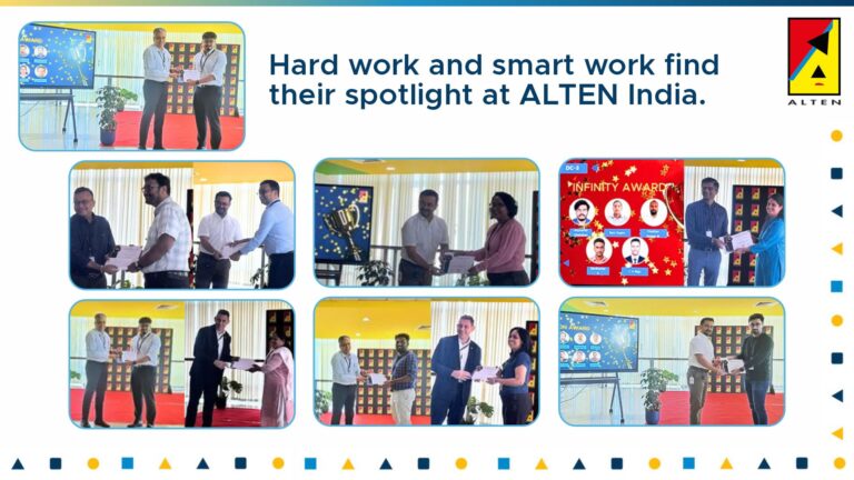 Hard work and smart work find their spotlight at ALTEN India.