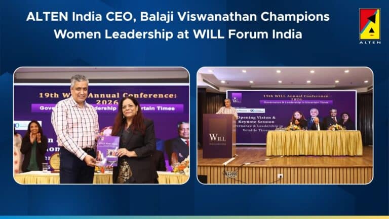 ALTEN India CEO, Balaji Viswanathan Champions Women Leadership at WILL Forum India