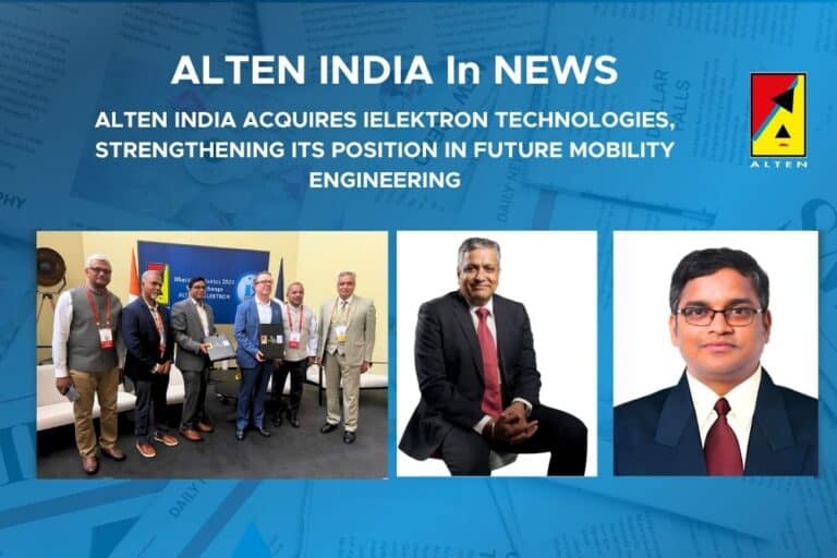 ALTEN India Acquires Ielektron Technologies, Strengthening Its Position in Future Mobility Engineering