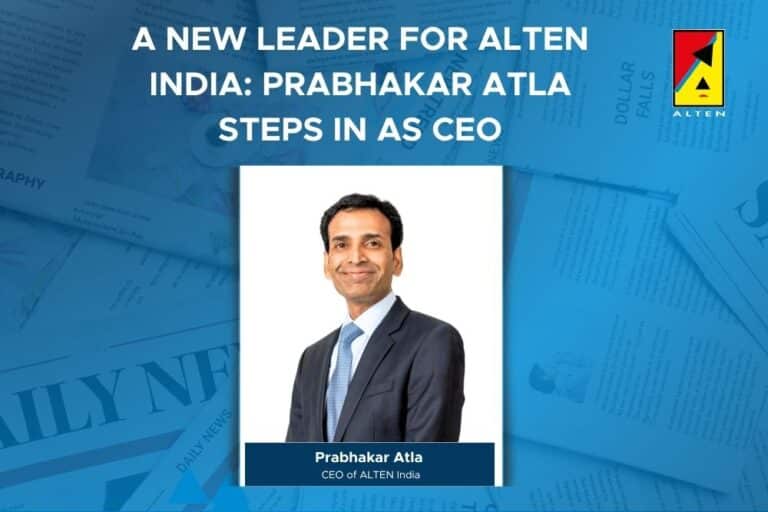 A new leader for ALTEN India: Prabhakar Atla steps in as CEO